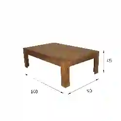 Resim LEVEL DİKDÖRTGEN SEHPA