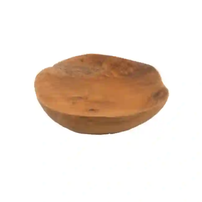 Resim KÜÇÜK NİLÜFER TEAK TABAK