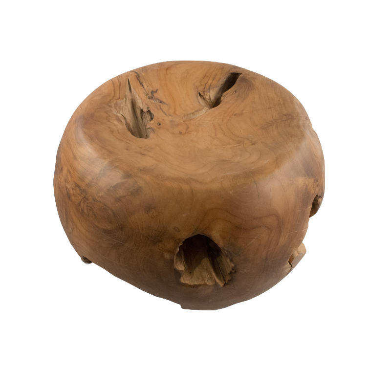 Küçük Göbek Teak Tabure - Sehpa – teak